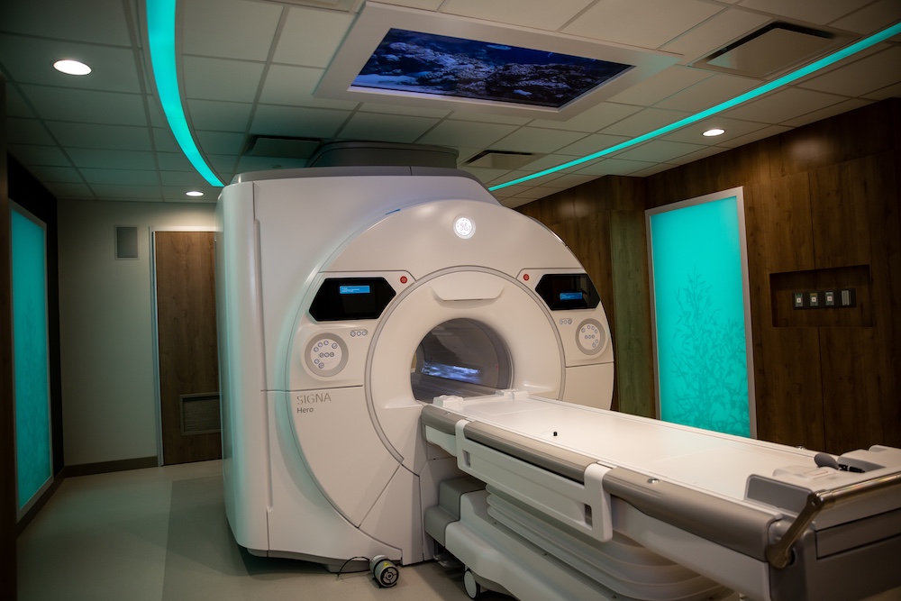 A new MRI machine at Lafayette Hospital + Clinics.