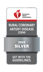 Rural Coronary Artery Disease STEMI 2025 Silver Medalist from the Get With the Guidelines Awards through the American Heart Association