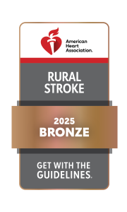 Rural Stroke 2025 Bronze Medalist from the Get With the Guidelines Awards through the American Heart Association